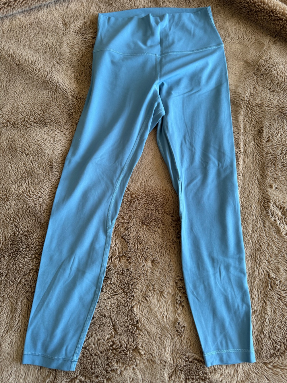 lululemon athletica Light Blue High-Waist Leggings- NEVER WORN!
